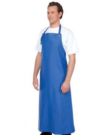 PVC Apron Blue